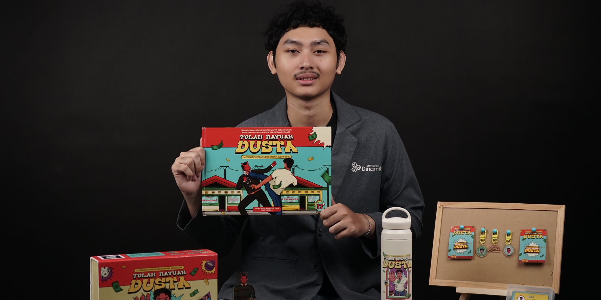 Mahasiswa DKV Ciptakan Board Game 'Tolak Rayuan Dusta', Edukasi Tentang Bahaya Judi Online