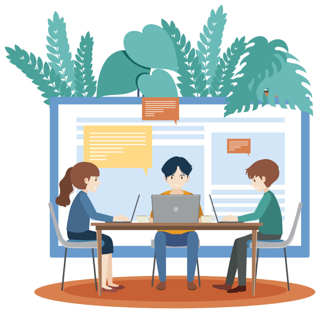Ilustrasi belajar dengan program RPL