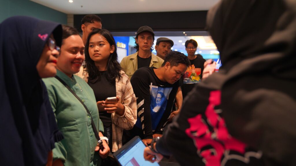 animo pengunjung menonton 4 film pendek mahasiswa pftv