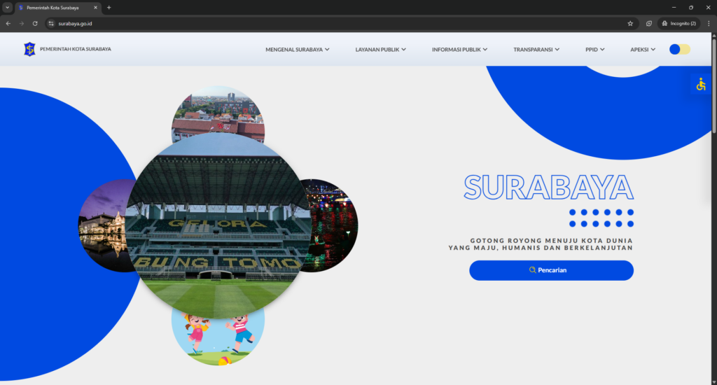 Website Pemerintah - Pemerintah Kota Surabaya