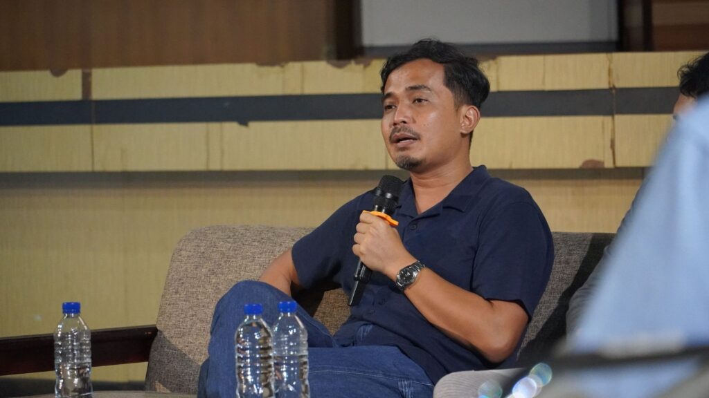 Sutradara Yosep Anggi Noen Saat Mengisi Acara Workshop