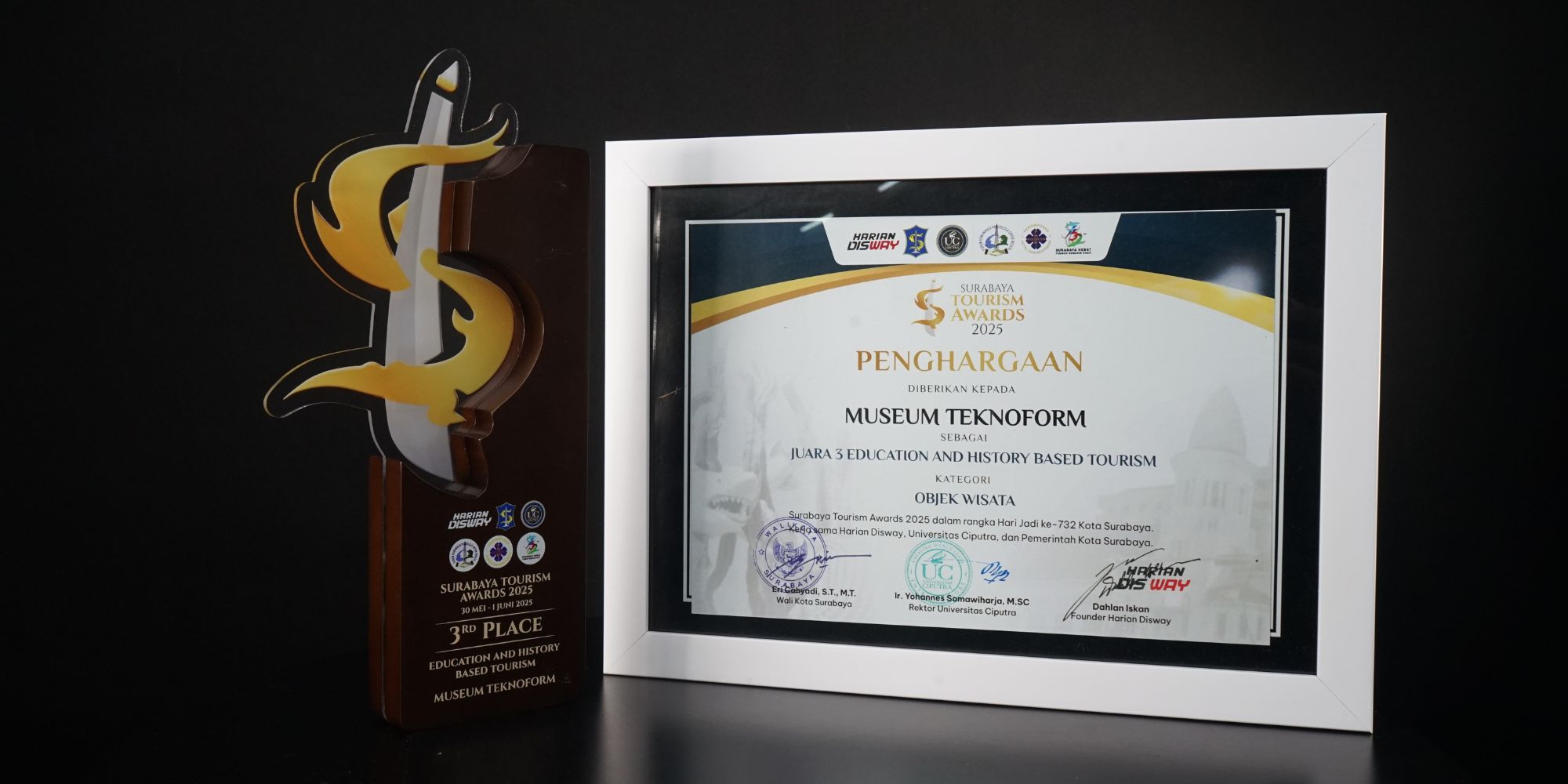 Museum Teknoform Raih Medali Perak di Surabaya Tourism Awards 2025