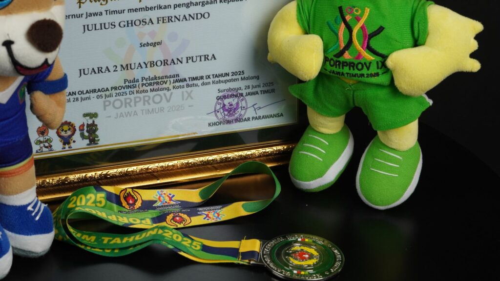 Piagam dan Medali PORPROV Jatim 2025
