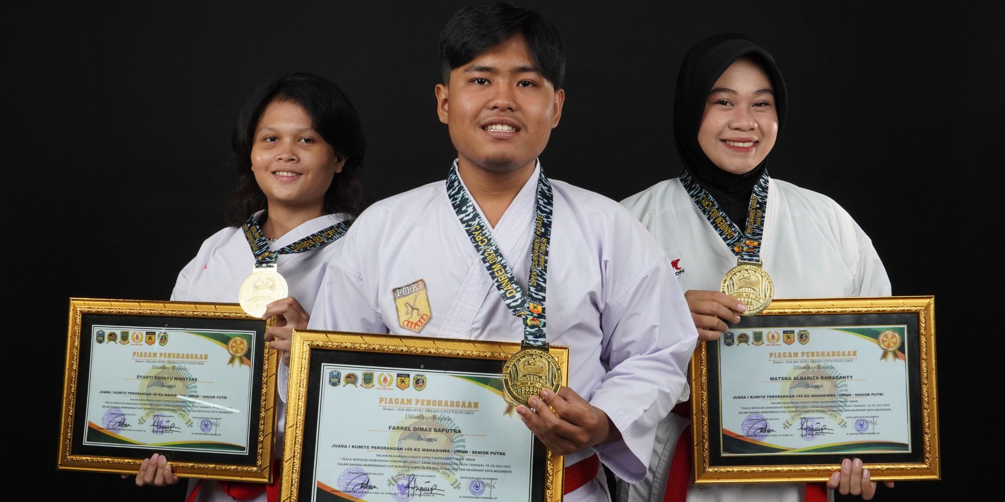 Tiga Mahasiswa Undika Sabet Medali Emas di Kejuaraan Danrem Cup 2025