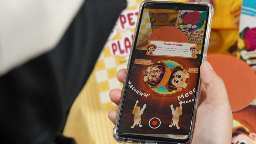 Fitur Augmented Reality di Petualangan Aruna Sekala