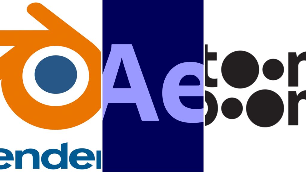 Logo Blender After Effects dan Toon Boom