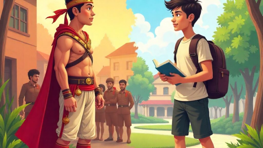 ilustrasi pahlawan dan pelajar 1