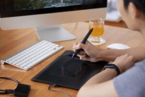 man working graphic design 1